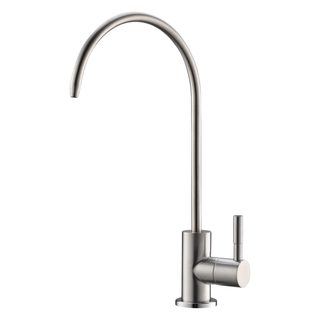 Brushed Nickel gooseneck drinking water faucet