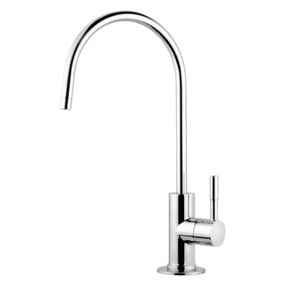 Chrome gooseneck drinking water faucet