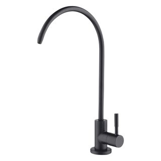 Matte Black gooseneck drinking water faucet
